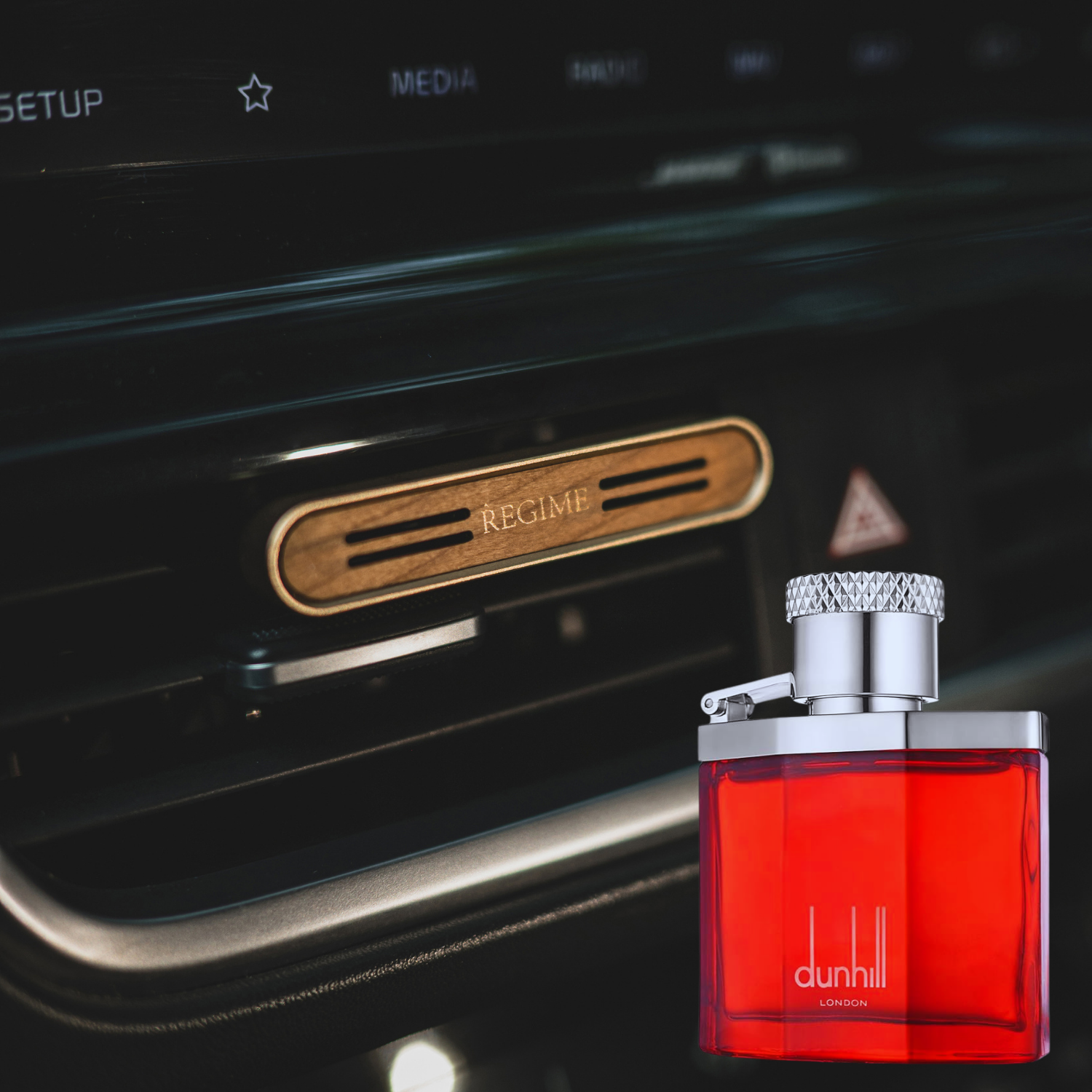 Rouge Instinct Car Fragrance Vent Clip - Rose Gold
