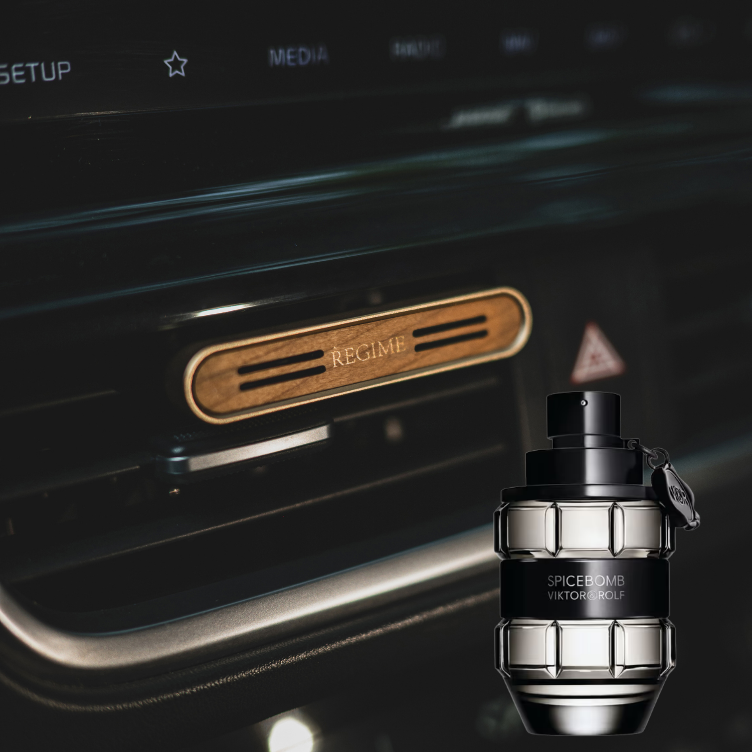 Vulcan Edge Car Fragrance Vent Clip - Rose Gold