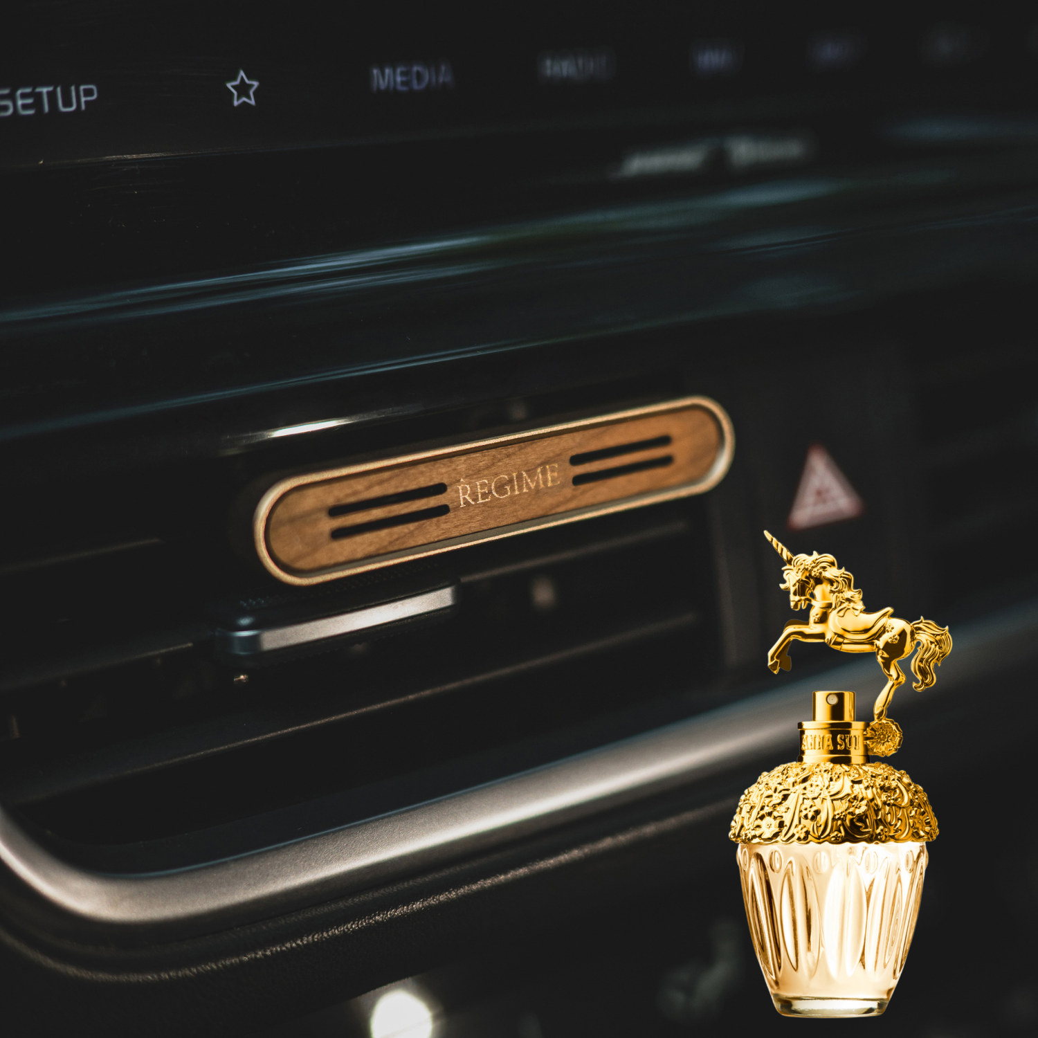 Fantasy Car Fragrance Vent Clip - Rose Gold
