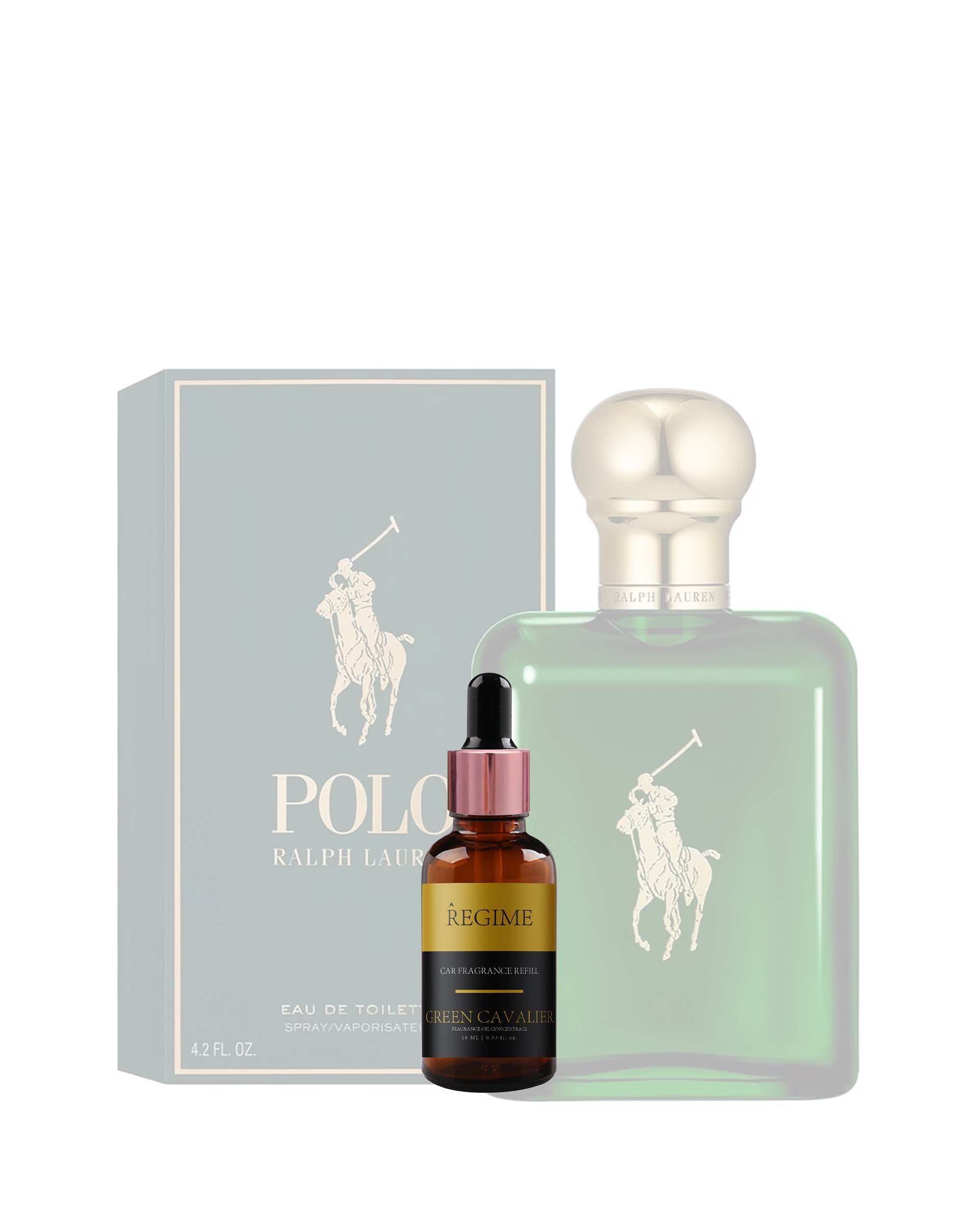 Green Cavalier Car Fragrance Refill - Regime Fragrances