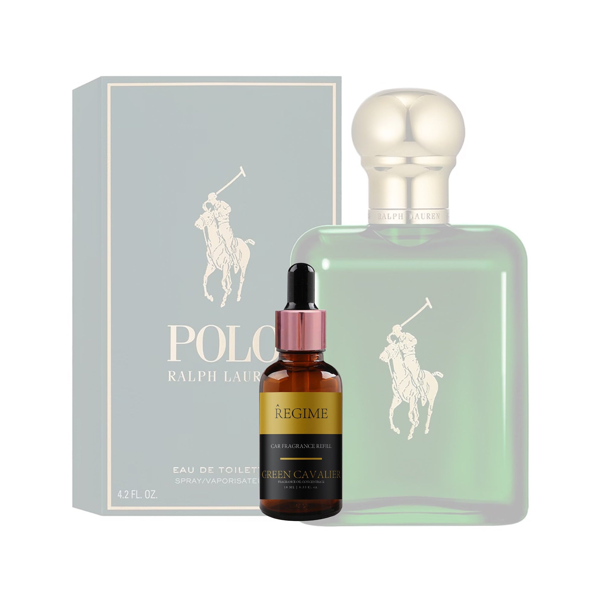 Green Cavalier Car Fragrance Refill - Regime Fragrances