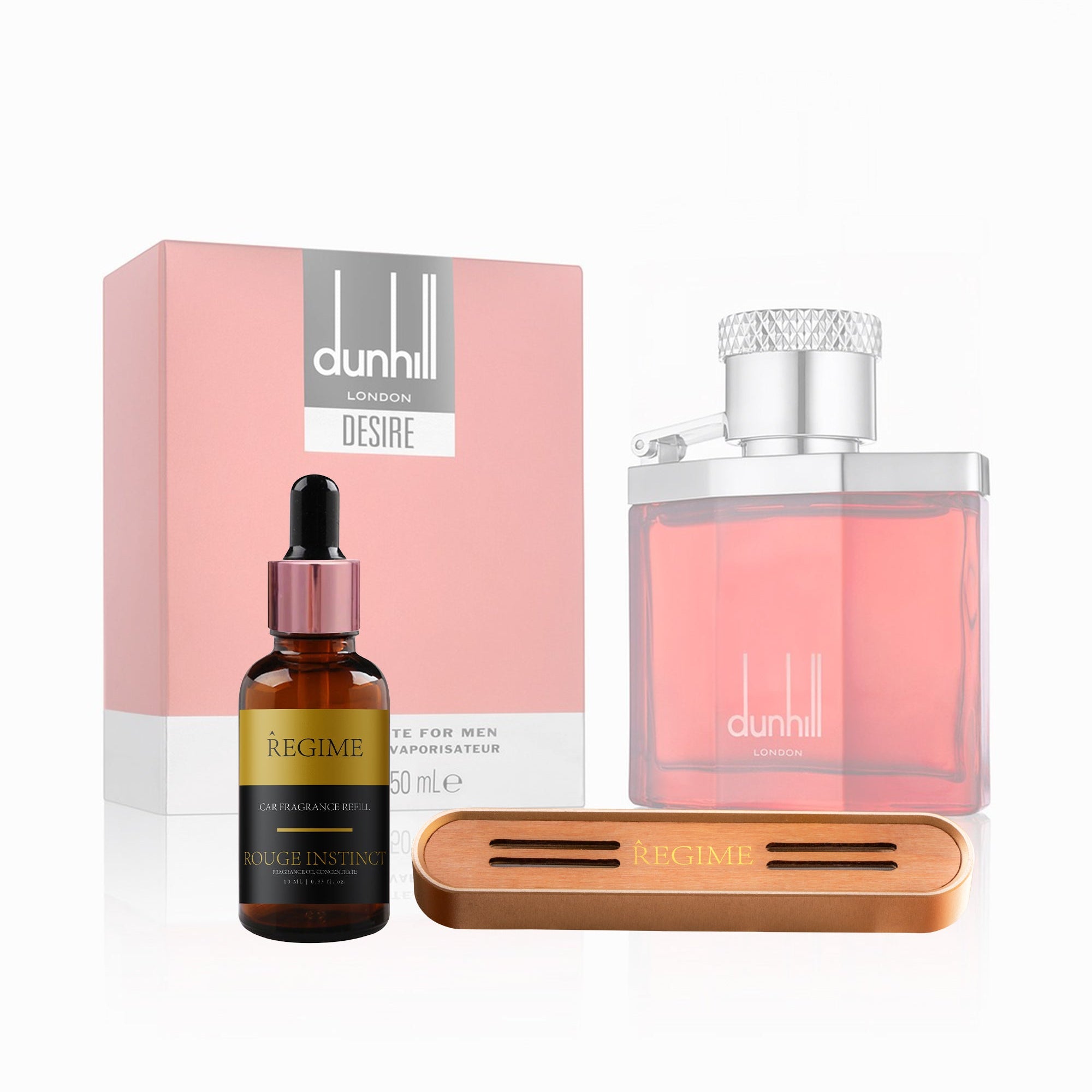 Rouge Instinct Car Fragrance Vent Clip - Rose Gold - Regime Fragrances