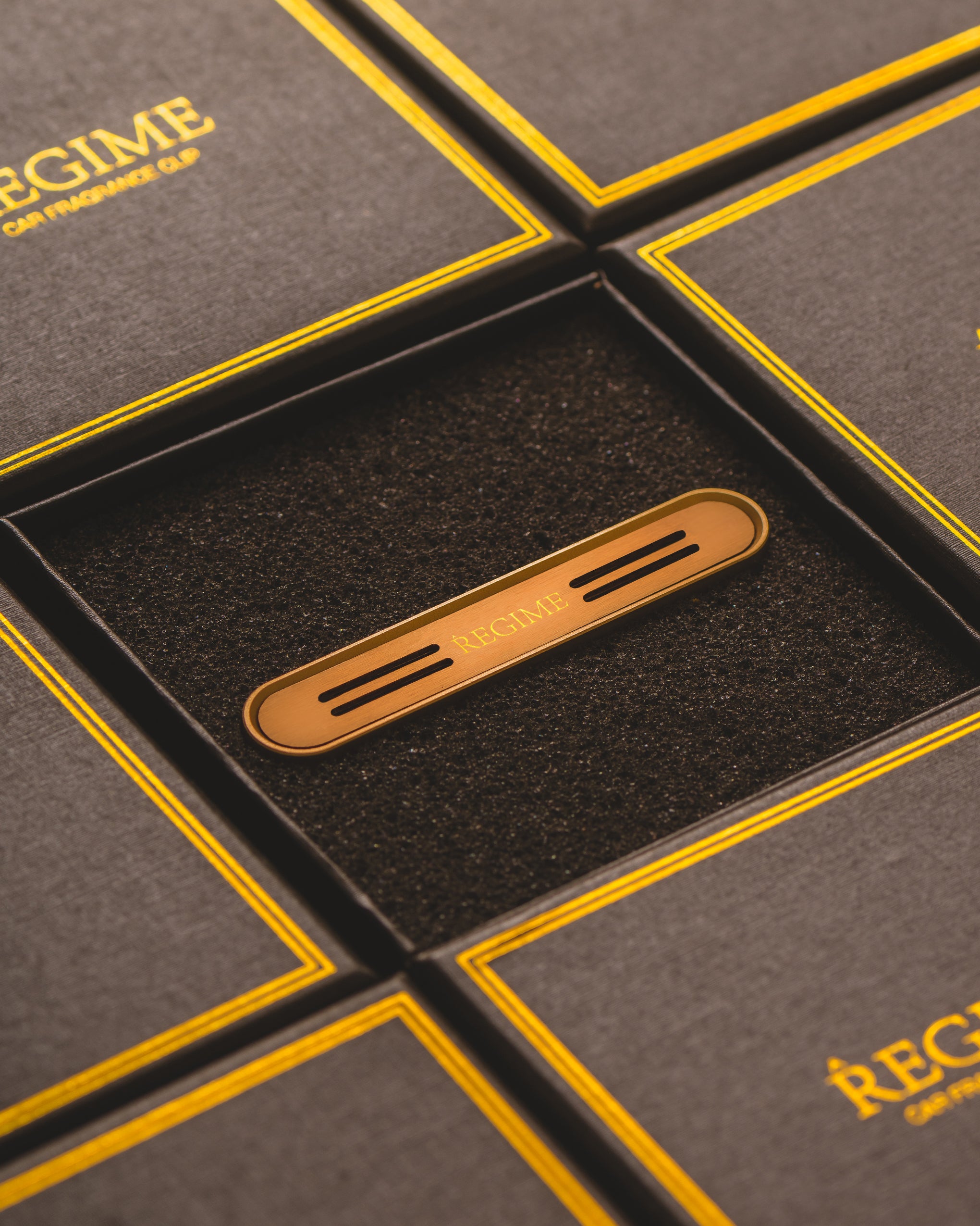 Vulcan Edge Car Fragrance Vent Clip - Rose Gold - Regime Fragrances
