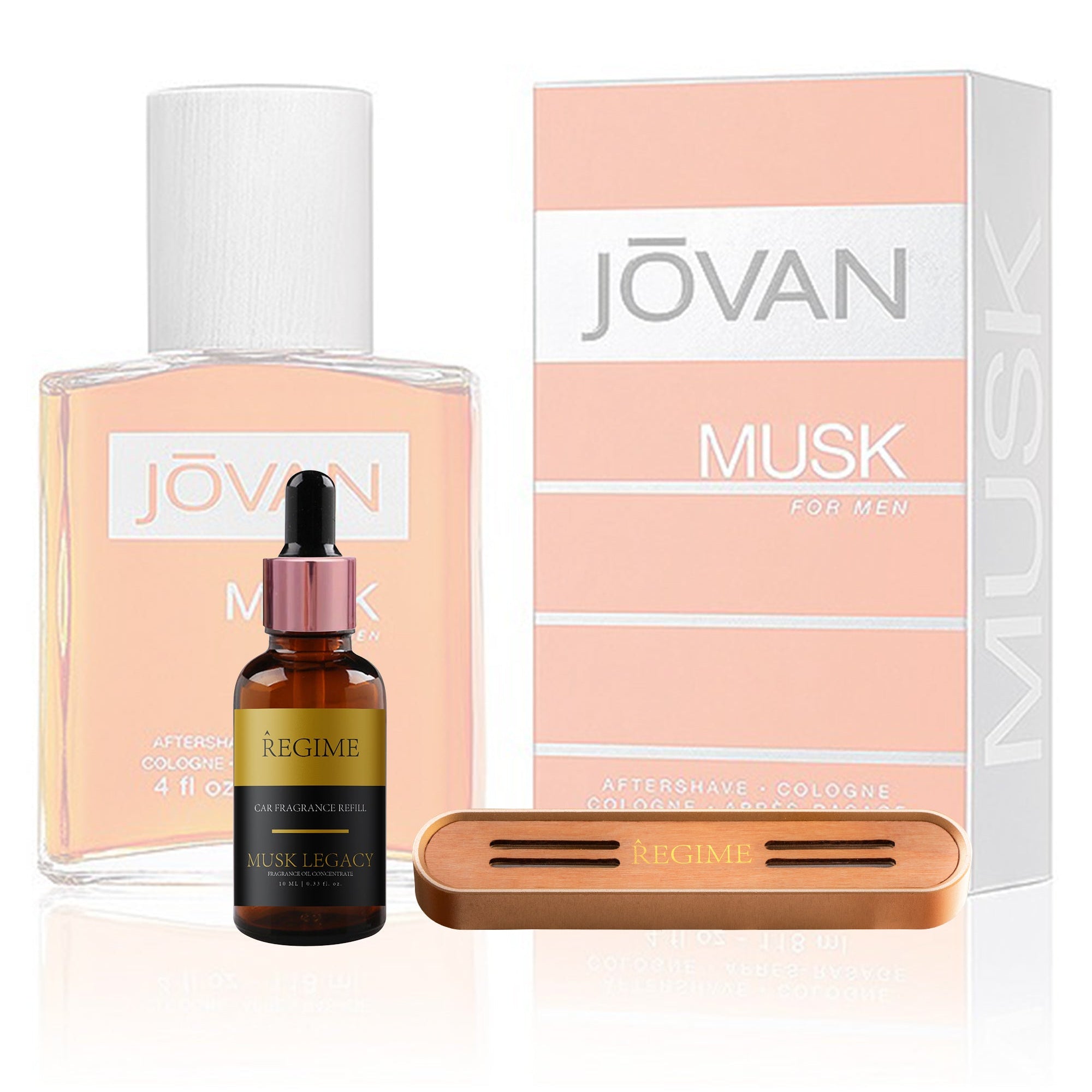 Musk Legacy Car Fragrance Vent Clip - Rose Gold - Regime Fragrances