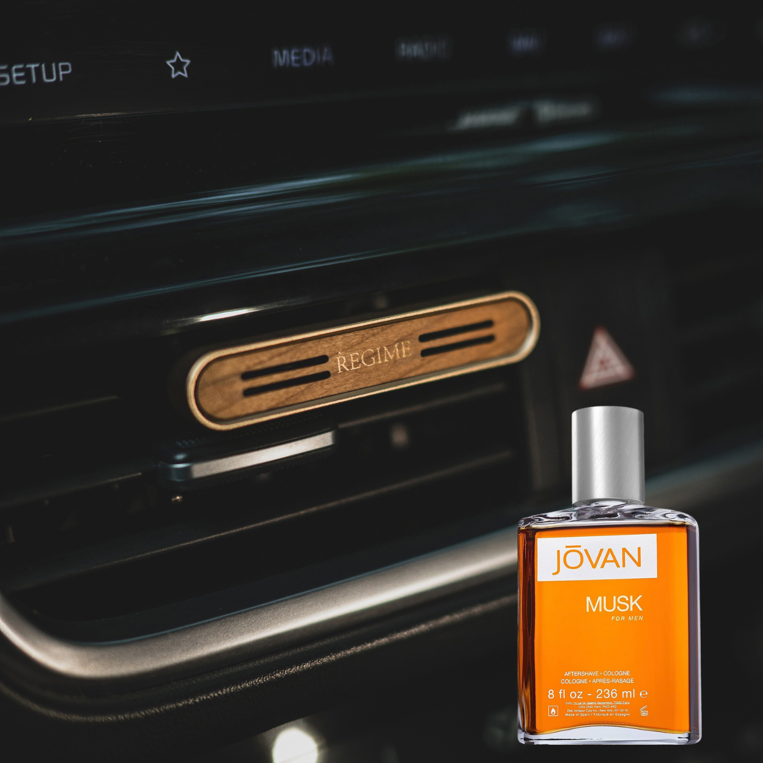 Musk Legacy Car Fragrance Vent Clip - Rose Gold