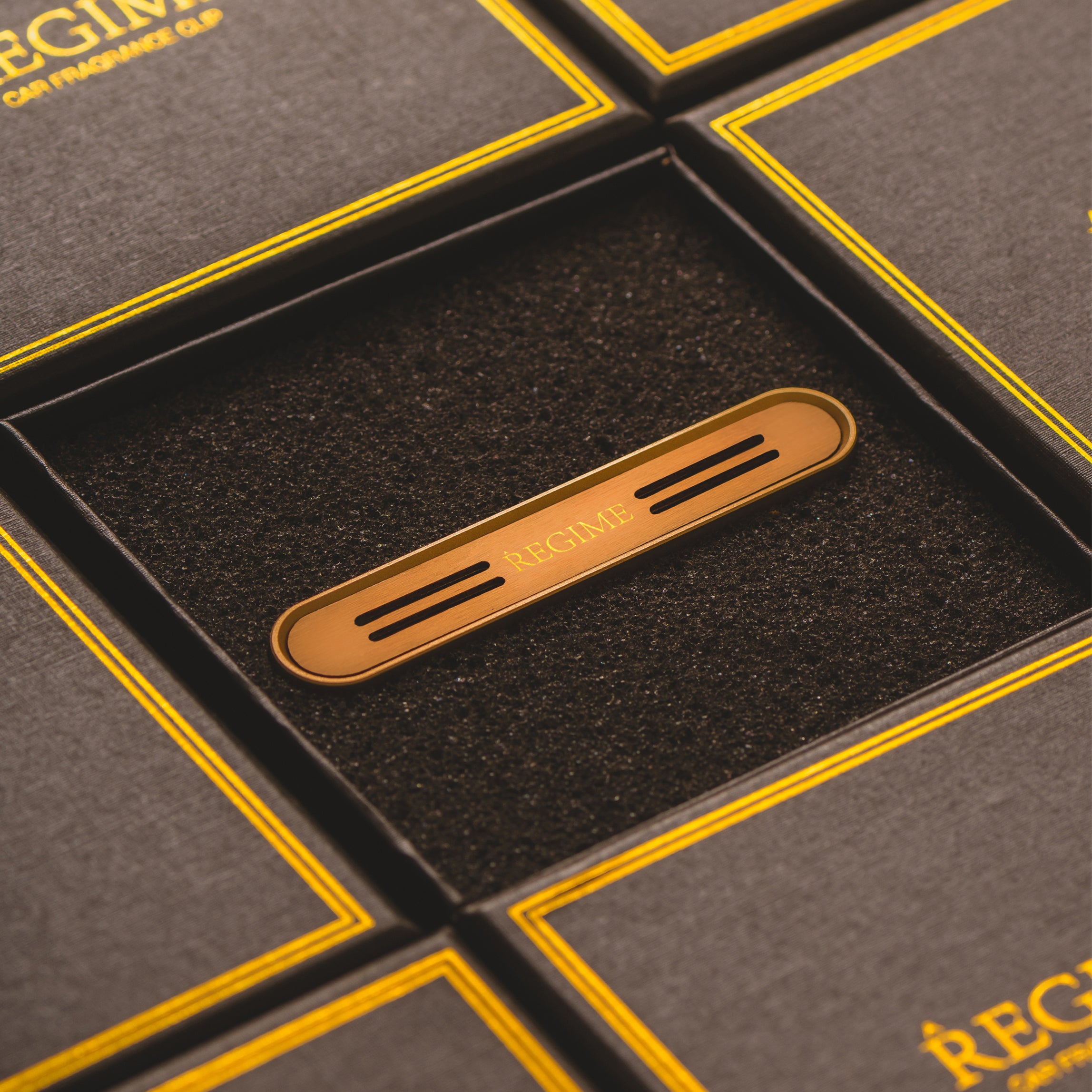 White Oud Car Fragrance Vent Clip - Rose Gold