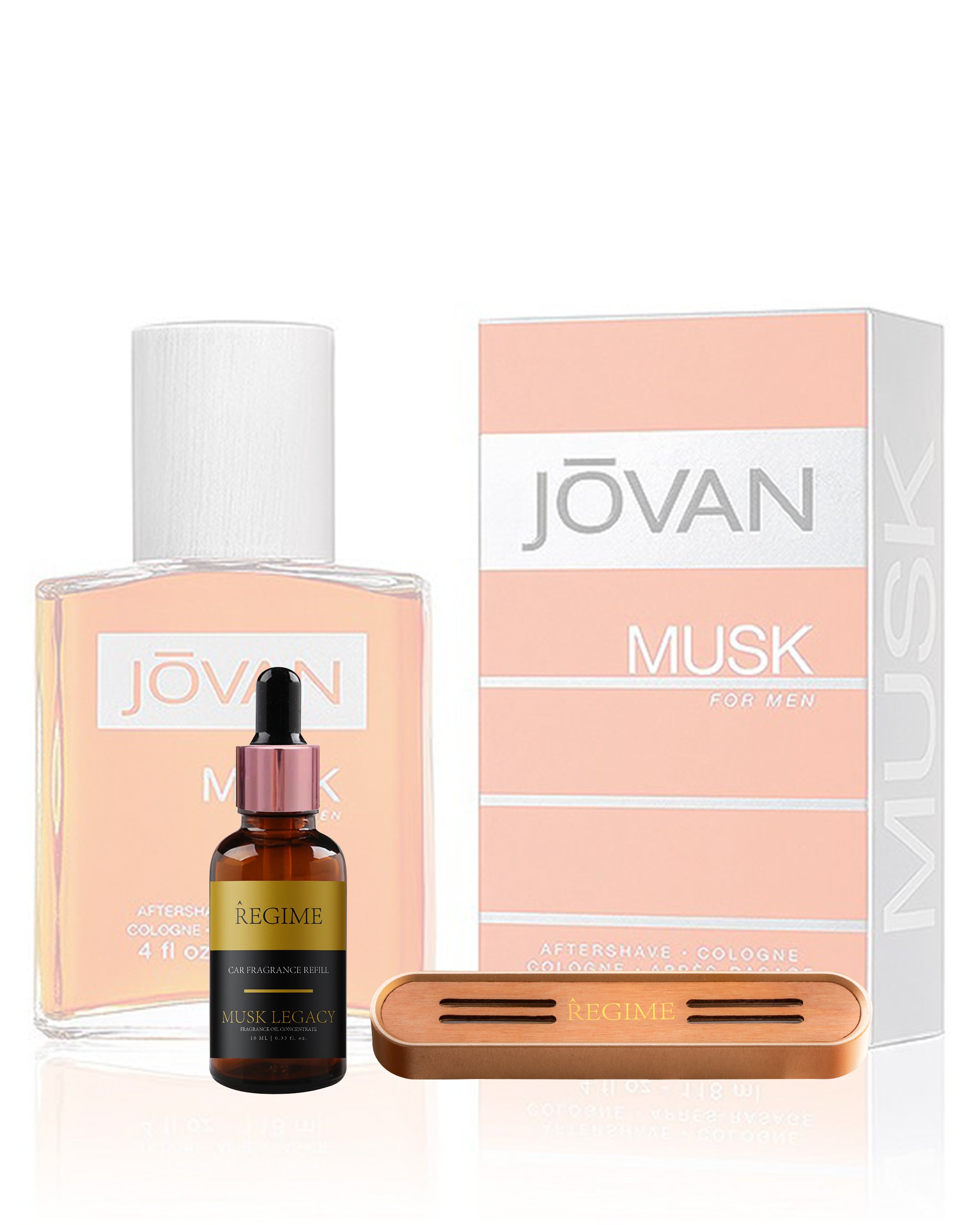 Musk Legacy Car Fragrance Vent Clip - Rose Gold - Regime Fragrances
